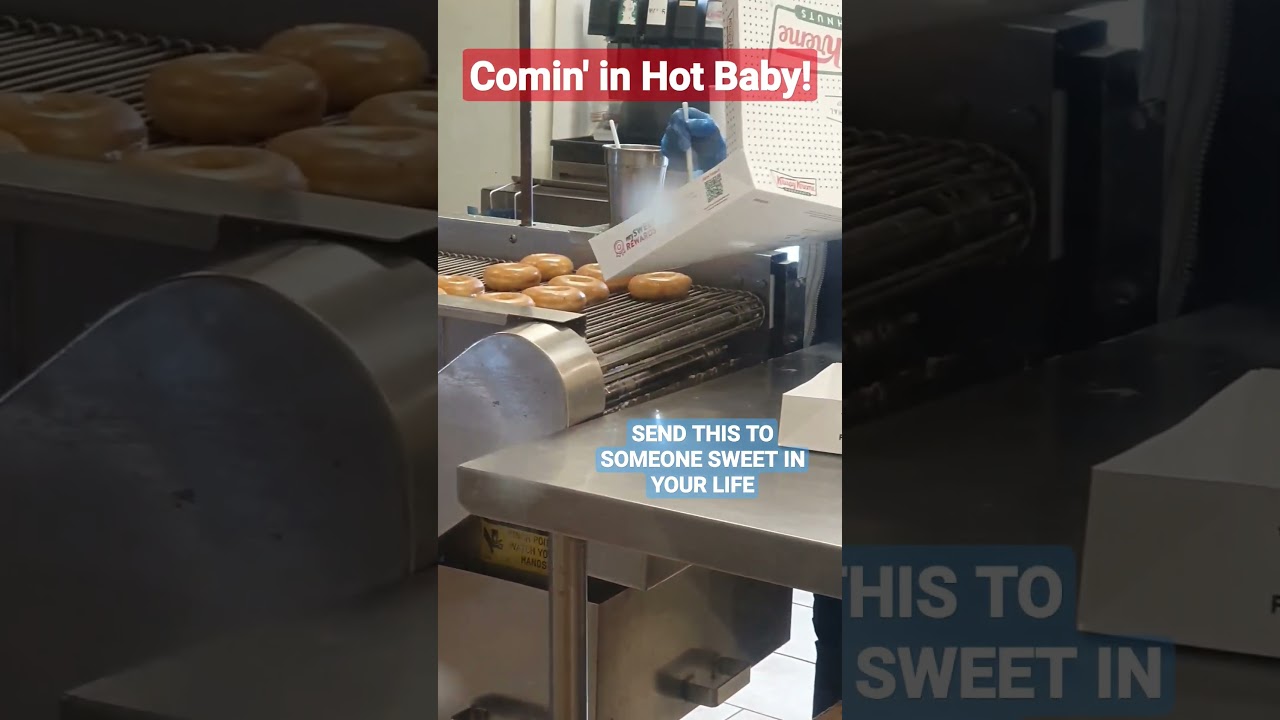 Hot! #shortsfeed #love #krispykreme #doughnuts #hot #fresh #food #foodies #glazed #soft