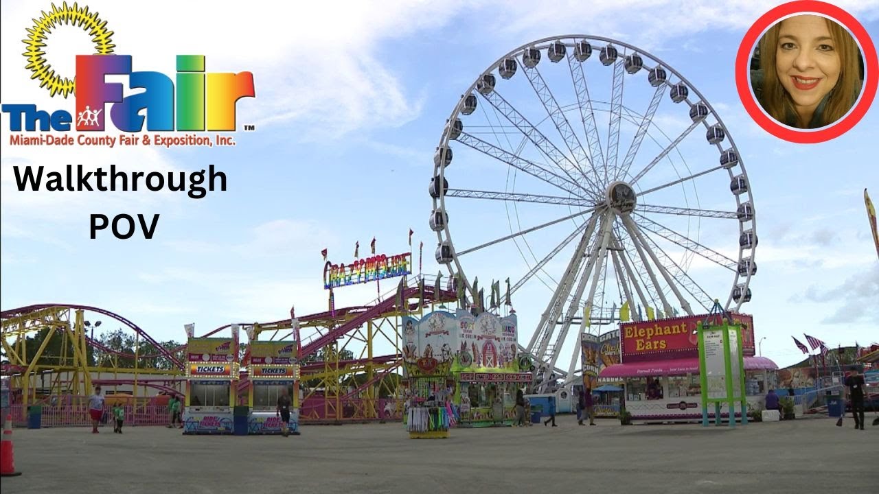2024 miami dade county youth fair! pov walkthrough – food, rides, and fun!