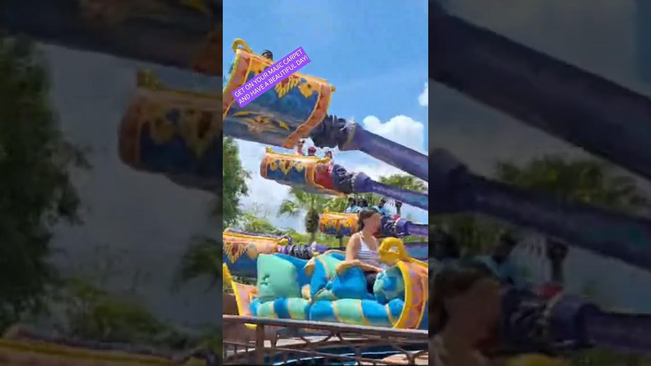 Aladdin’s magic carpet ride! #shortsfeed #aladdin