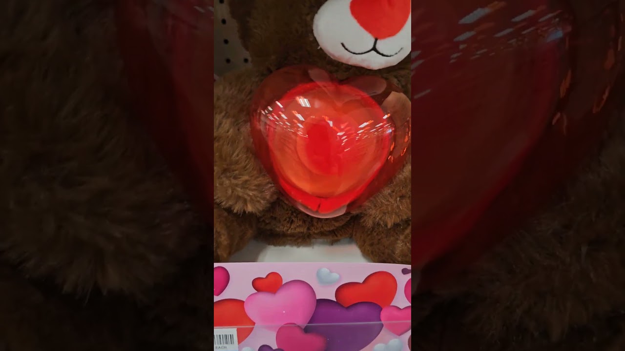 Wild! #shortsfeed #heart #teddybear #dance #valentinesfinds