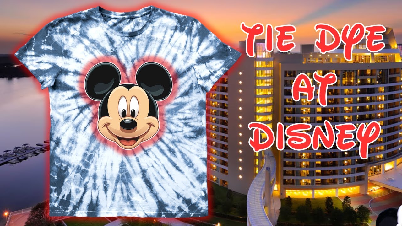 🔴 free! experience disney without a ticket! resort fun & mickey tie dye shirt! ($17) you paint it!