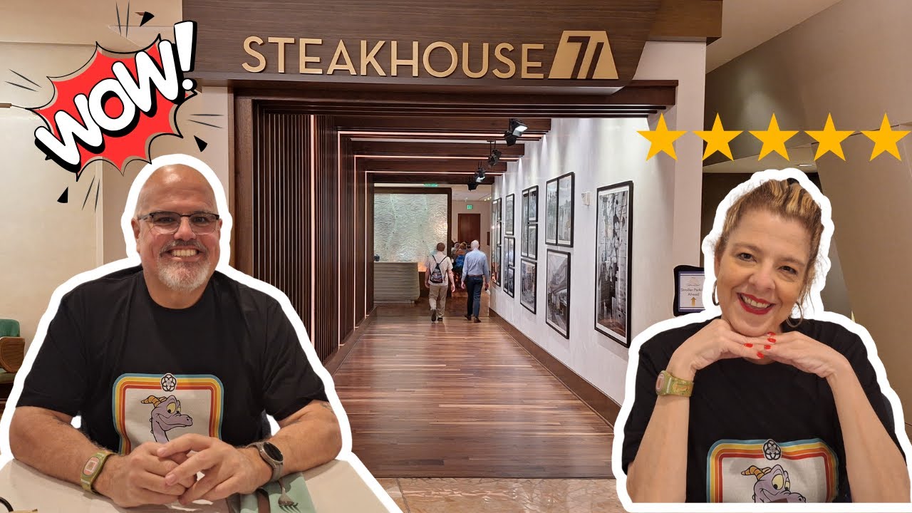 Lunch at disney’s steakhouse 71 inside disney’s contemporary resort