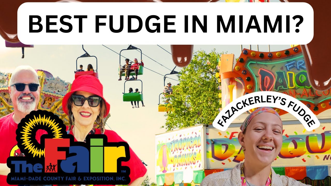 ⭐ miami dade county fair staple! fazackerly’s fudge 🍫 | sweet nostalgia at the dade county fair