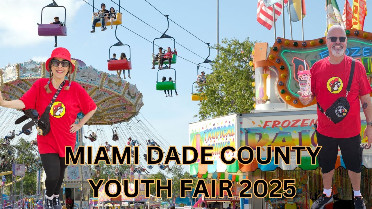 🔴 super adventure! miami dade county fair & exposition 2025 part 1