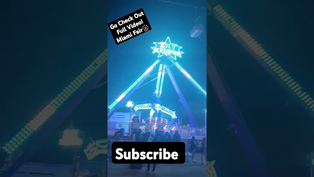 Would you? #shortsfeed #miami #fair #rides #adrenalinejunkie #fun #thrillseekerxperience