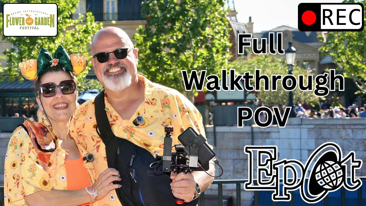 Epcot pov walkthrough | flower & garden festival 2025